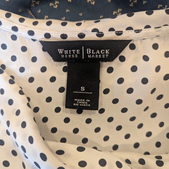 White House/Black Market 100% silk shirt size S - Picture 3 of 3